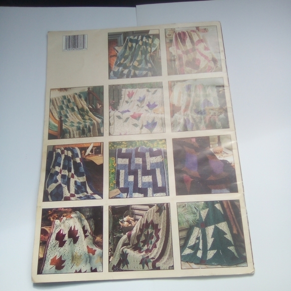 Afghans by the Dozen Patchwork Afghans Thru the Year Crochet Crocheting Vintage - Picture 2 of 6